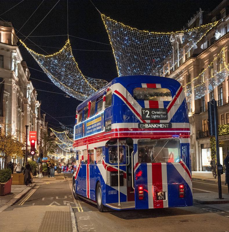 London: Christmas Lights & Bites Tour
